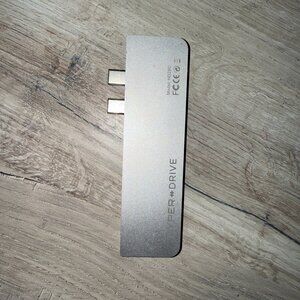 Hyper - DUO 7-Port USB-C Hub - USB-C Docking Station for Apple MacBook Pro